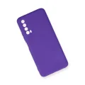 BUĞZ Huawei P Smart 2021 Kılıf Nano İçi Kadife Silikon - Mor