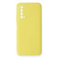 BUĞZ Huawei P Smart 2021 Kılıf Nano İçi Kadife Silikon - Sarı