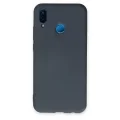 BUĞZ Huawei P20 Lite Kılıf Nano İçi Kadife Silikon - Gri