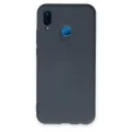 BUĞZ Huawei P20 Lite Kılıf Nano İçi Kadife Silikon - Gri