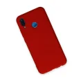 BUĞZ Huawei P20 Lite Kılıf Nano İçi Kadife Silikon - Kırmızı