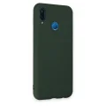 BUĞZ Huawei P20 Lite Kılıf Nano İçi Kadife Silikon - Koyu Yeşil