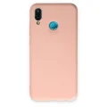 BUĞZ Huawei P20 Lite Kılıf Nano İçi Kadife Silikon - Pudra