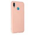 BUĞZ Huawei P20 Lite Kılıf Nano İçi Kadife Silikon - Pudra
