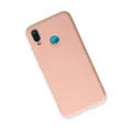 BUĞZ Huawei P20 Lite Kılıf Nano İçi Kadife Silikon - Pudra
