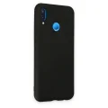 BUĞZ Huawei P20 Lite Kılıf Nano İçi Kadife Silikon - Siyah