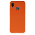 BUĞZ Huawei P20 Lite Kılıf Nano İçi Kadife Silikon - Turuncu
