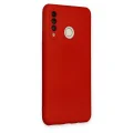 BUĞZ Huawei P30 Lite Kılıf Nano İçi Kadife Silikon - Kırmızı