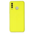BUĞZ Huawei P30 Lite Kılıf Nano İçi Kadife Silikon - Sarı