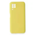 BUĞZ Huawei P40 Lite Kılıf Nano İçi Kadife Silikon - Sarı