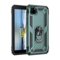 BUĞZ Huawei Y5p Kılıf Sofya Yüzüklü Silikon Kapak - Yeşil