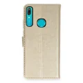 BUĞZ Huawei Y6 Prime Kılıf Trend S Plus Kapaklı Kılıf - Gold