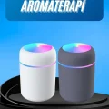 BUĞZ Humidifier LED Işıklı Mini Ortam Oda Kokusu Aromaterapi Buhardanlık