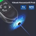 BUĞZ HW-300PRO Oto Boya Kalınlık Ölçer Fe NFe 2000µm + 2 Fonksiyonlu Bardak Tutucu Hediyeli ( BUĞZ )