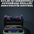 BUĞZ İkili Bluetooth Kulaklık Dijital Göstergeli Uzun Pil Ömrü Yüksek Ses Kaliteli