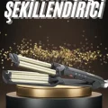  İkili Wag Maşa Saç Şekillendirici Seramik Kaplama Isı Ayarlı
