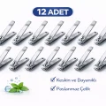 BUĞZ İMA Büyük Boy Tırnak Makası Profesyonel Nail Clipper 12 Adet
