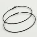 BUĞZ İnce Boru Metal Halka Küpe 8-9-10 cm