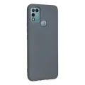 BUĞZ İnfinix Hot 10 Play Kılıf Nano İçi Kadife Silikon - Gri
