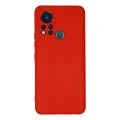 BUĞZ İnfinix Hot 11s Kılıf Nano İçi Kadife Silikon - Kırmızı