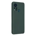 BUĞZ İnfinix Hot 11s Kılıf Nano İçi Kadife Silikon - Koyu Yeşil