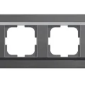  İnox Dörtlü Çerçeve Quantum - Priz ve Anahtar İçin Uyumlu Çerçeve