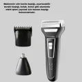 BUĞZ İnsua Erkek Bakım Seti – 3 Başlıklı Şarjlı Tıraş Makinesi, 60 Dakika Kablosuz Kullanım - Lisinya