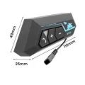  Intercom Bluetooth Kask Kulaklık Motosiklet Kulaklık 5.0 Bluetooth