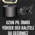 BUĞZ Intercom Kask Kulaklığı ANC Özelliği Yüksek Ses Kaliteli Bluetooth Kulaklık