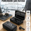 BUĞZ İos Android Uyumlu Bluetooth Kulaklık Kablosuz Kulaklık Yüksek Basslı