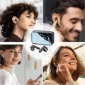 BUĞZ İos Android Uyumlu Bluetooth Kulaklık Kablosuz Kulaklık Yüksek Basslı - BUĞZ