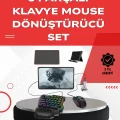  iOS Android Uyumlu Oyun Klavye Mouse Seti | Taşınabilir & Dayanıklı