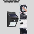  IP65 Dayanıklı Solar Enerjili Dış Cephe Aydınlatma
