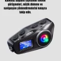 BUĞZ IP65 Suya Dayanıklı Kask Bluetooth Kulaklık LCD Ekranlı
