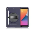 BUĞZ İpad 10.2 (7.nesil) Kılıf Hand Strap Tablet Kılıfı - Lacivert