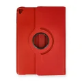 BUĞZ İpad 9.7 (2018) Kılıf 360 Tablet Deri Kılıf - Kırmızı