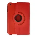 BUĞZ İpad Mini 1 Kılıf 360 Tablet Deri Kılıf - Kırmızı