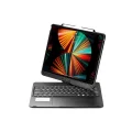 BUĞZ İpad Pro 12.9 (2021) Kılıf Magic Dönen Klavyeli Tablet Kılıf - Siyah