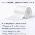 BUĞZ İpek Flaster 10 cm x 5 m Medikal Sabitleme Bandı Hipoalerjenik Yapışkanlı Cerrahi Flaster