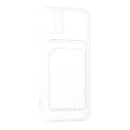 BUĞZ İphone 11 Kılıf Kart Şeffaf Silikon - Şeffaf