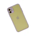 BUĞZ İphone 11 Kılıf Montreal Silikon Kapak - Mor