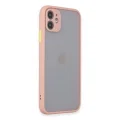 BUĞZ İphone 11 Kılıf Montreal Silikon Kapak - Pembe