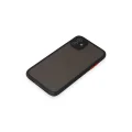 BUĞZ İphone 11 Kılıf Montreal Silikon Kapak - Siyah