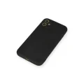 BUĞZ İphone 11 Kılıf Nano İçi Kadife Silikon - Siyah