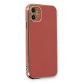 BUĞZ İphone 11 Kılıf Volet Silikon - Kırmızı