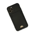 BUĞZ İphone 11 Pro Kılıf Kelvin Kartvizitli Silikon - Siyah