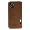BUĞZ İphone 11 Pro Kılıf Loop Deri Silikon - Kahverengi