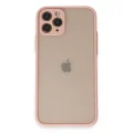 BUĞZ İphone 11 Pro Kılıf Montreal Silikon Kapak - Pembe