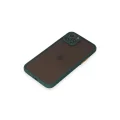 BUĞZ İphone 11 Pro Kılıf Montreal Silikon Kapak - Yeşil