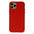 BUĞZ İphone 11 Pro Kılıf Nano İçi Kadife Silikon - Kırmızı